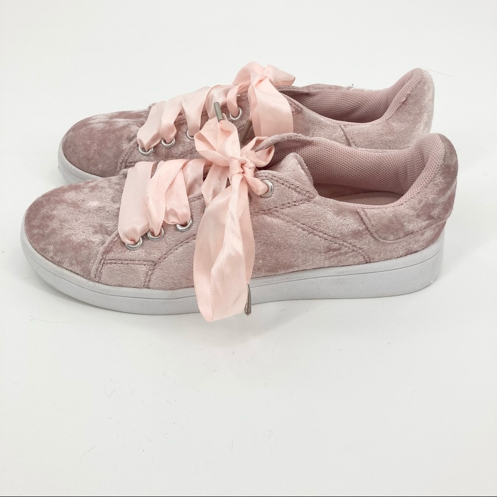 Sugar Velvet/Ribbon sneakers size 6 - Picture 3 of 8